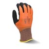 Radians Radians¬Æ Latex Dipped Gloves, 13 Gauge, Orange/Black, L, 1 Pair RWG18L